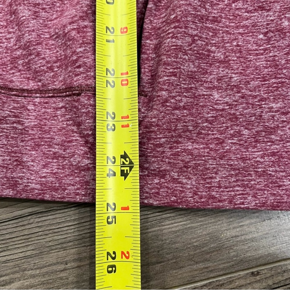 Lululemon Make A Move Long Sleeve Rulu Heathered Red Grape | Size 6 - Picture 9 of 12